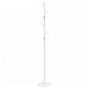 vidaXL fehér porszórt vas ruhafogas 175 cm