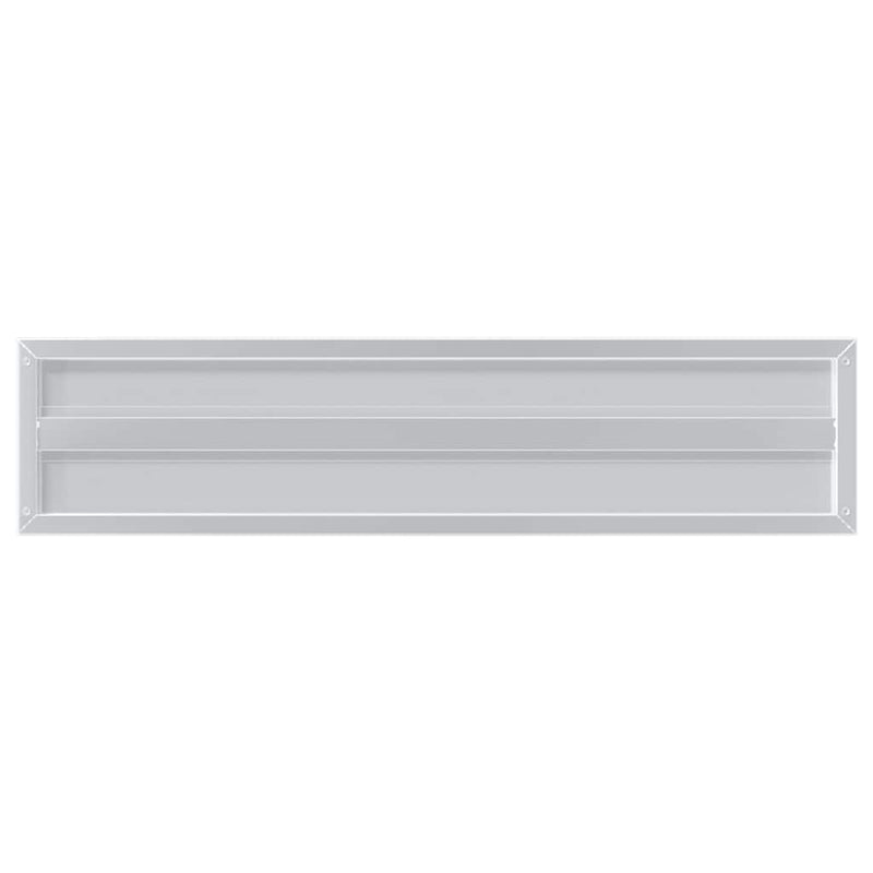 vidaXL 2 db ezüstszínű rozsdamentes acél fali polc 100 x 23,5 x 3 cm