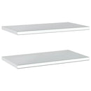 vidaXL 2 db ezüstszínű rozsdamentes acél fali polc 75 x 40 cm