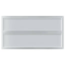 vidaXL 2 db ezüstszínű rozsdamentes acél fali polc 75 x 40 cm