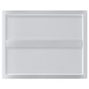 vidaXL 2 db ezüstszínű rozsdamentes acél fali polc 50 x 40 cm
