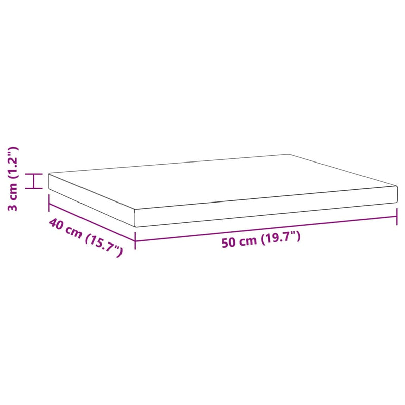 vidaXL 2 db ezüstszínű rozsdamentes acél fali polc 50 x 40 x 3 cm