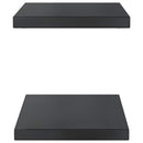 vidaXL 2 db fekete rozsdamentes acél fali polc 50 x 30 cm