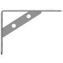 vidaXL 4 db ezüstszínű rozsdamentes acél polctartó 15 x 2,5 x 11,5 cm