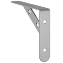vidaXL 4 db ezüstszínű rozsdamentes acél polctartó 15 x 2,5 x 11,5 cm