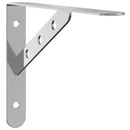 vidaXL 4 db ezüstszínű rozsdamentes acél polctartó 23,5x2,5x15,5 cm