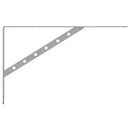 vidaXL 4 db ezüstszínű rozsdamentes acél polctartó 40 x 2,5 x 25 cm