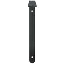 vidaXL 4 db fekete rozsdamentes acél polctartó 40 x 2,5 x 25 cm