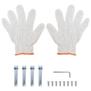 vidaXL 2 szintes ezüst rozsdamentes acél fali polc 100 x 30 x 60 cm