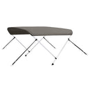 vidaXL szürke kétágú bimini tető 150 x 120 x 110 cm