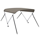 vidaXL szürke kétágú bimini tető 180 x 130 x 110 cm