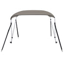 vidaXL szürke kétágú bimini tető 180 x 130 x 110 cm