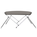 vidaXL szürke kétágú bimini tető 180 x 130 x 110 cm
