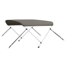 vidaXL szürke kétágú bimini tető 180 x 130 x 110 cm
