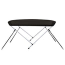 vidaXL fekete kétágú bimini tető 150 x 120 x 110 cm
