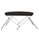 vidaXL fekete kétágú bimini tető 180 x 130 x 110 cm