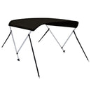 vidaXL fekete kétágú bimini tető 180 x 150 x 110 cm