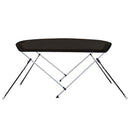 vidaXL fekete kétágú bimini tető 180 x 150 x 110 cm