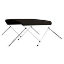 vidaXL fekete kétágú bimini tető 180 x 150 x 110 cm