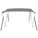 vidaXL szürke háromágú bimini tető 183 x 140 x 137 cm