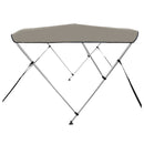 vidaXL szürke háromágú bimini tető 183 x 140 x 137 cm