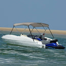 vidaXL szürke háromágú bimini tető 183 x 140 x 137 cm