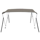 vidaXL szürke háromágú bimini tető 183 x 196 x 137 cm