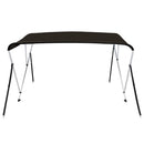 vidaXL fekete háromágú bimini tető 183 x 160 x 137 cm