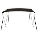 vidaXL fekete háromágú bimini tető 183 x 180 x 137 cm