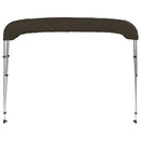 vidaXL fekete háromágú bimini tető 183 x 180 x 137 cm