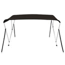 vidaXL fekete háromágú bimini tető 183 x 196 x 137 cm
