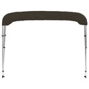 vidaXL fekete háromágú bimini tető 183 x 196 x 137 cm