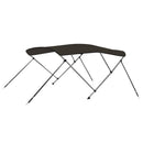 vidaXL fekete háromágú bimini tető 183 x 196 x 137 cm