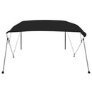 vidaXL fekete négyágú bimini tető 243 x 196 x 137 cm