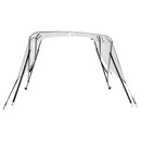 vidaXL háromágú bimini tető oldalfalakkal 183 x (137-152) x 137 cm