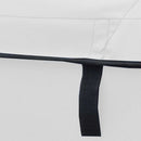vidaXL háromágú bimini tető oldalfalakkal 183 x (137-152) x 137 cm