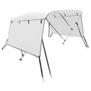 vidaXL háromágú bimini tető oldalfalakkal 183 x (154-167) x 137 cm