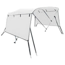 vidaXL háromágú bimini tető oldalfalakkal 183 x (170-182) x 137 cm