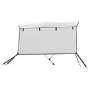 vidaXL háromágú bimini tető oldalfalakkal 183 x (170-182) x 137 cm