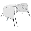 vidaXL háromágú bimini tető oldalfalakkal 183 x (185-198) x 137 cm