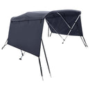 vidaXL háromágú bimini tető oldalfalakkal 183 x (137-152) x 137 cm