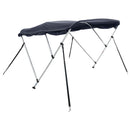 vidaXL háromágú bimini tető oldalfalakkal 183 x (137-152) x 137 cm