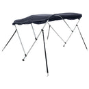 vidaXL háromágú bimini tető oldalfalakkal 183 x (185-198) x 137 cm