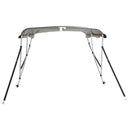 vidaXL háromágú bimini tető oldalfalakkal 183 x (137-152) x 137 cm
