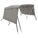 vidaXL háromágú bimini tető oldalfalakkal 183 x (185-198) x 137 cm