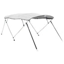 vidaXL négyágú bimini tető oldalfalakkal 243 x (185-198) x 137 cm