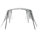 vidaXL négyágú bimini tető oldalfalakkal 243 x (185-198) x 137 cm