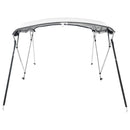 vidaXL négyágú bimini tető oldalfalakkal 243 x (185-198) x 137 cm