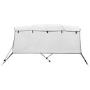 vidaXL négyágú bimini tető oldalfalakkal 243 x (200-213) x 137 cm