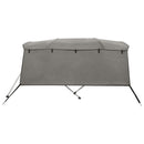 vidaXL négyágú bimini tető oldalfalakkal 243 x (170-182) x 137 cm
